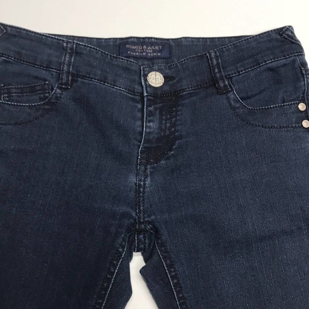 ROMEO & JULIET Womens 25 Skinny Blue Jeans